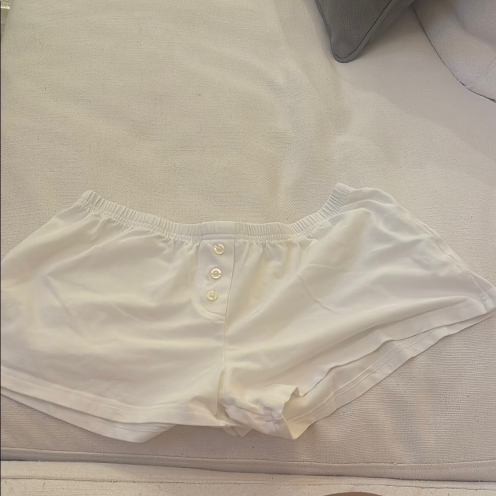 Brandy Melville White Pajama Set Intimates Sleepwear